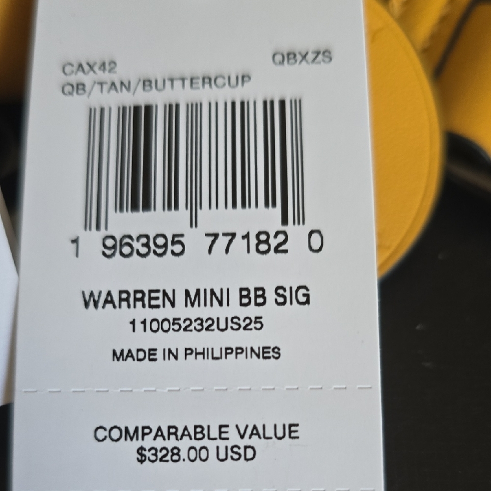 Coach Yellow and Black Logo Belt Bag - Picture 14 of 15